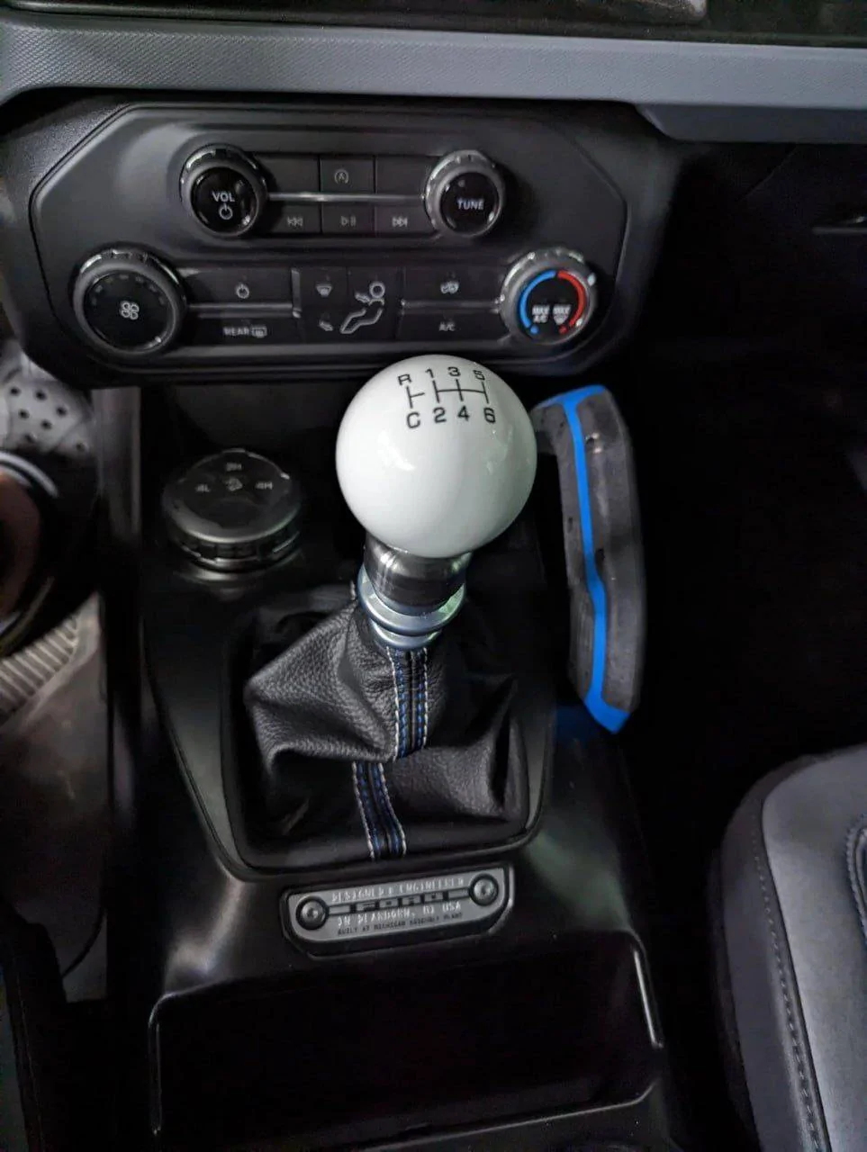 Ford Bronco Gear shift knob cover photo_2025-06-21_19-55-28