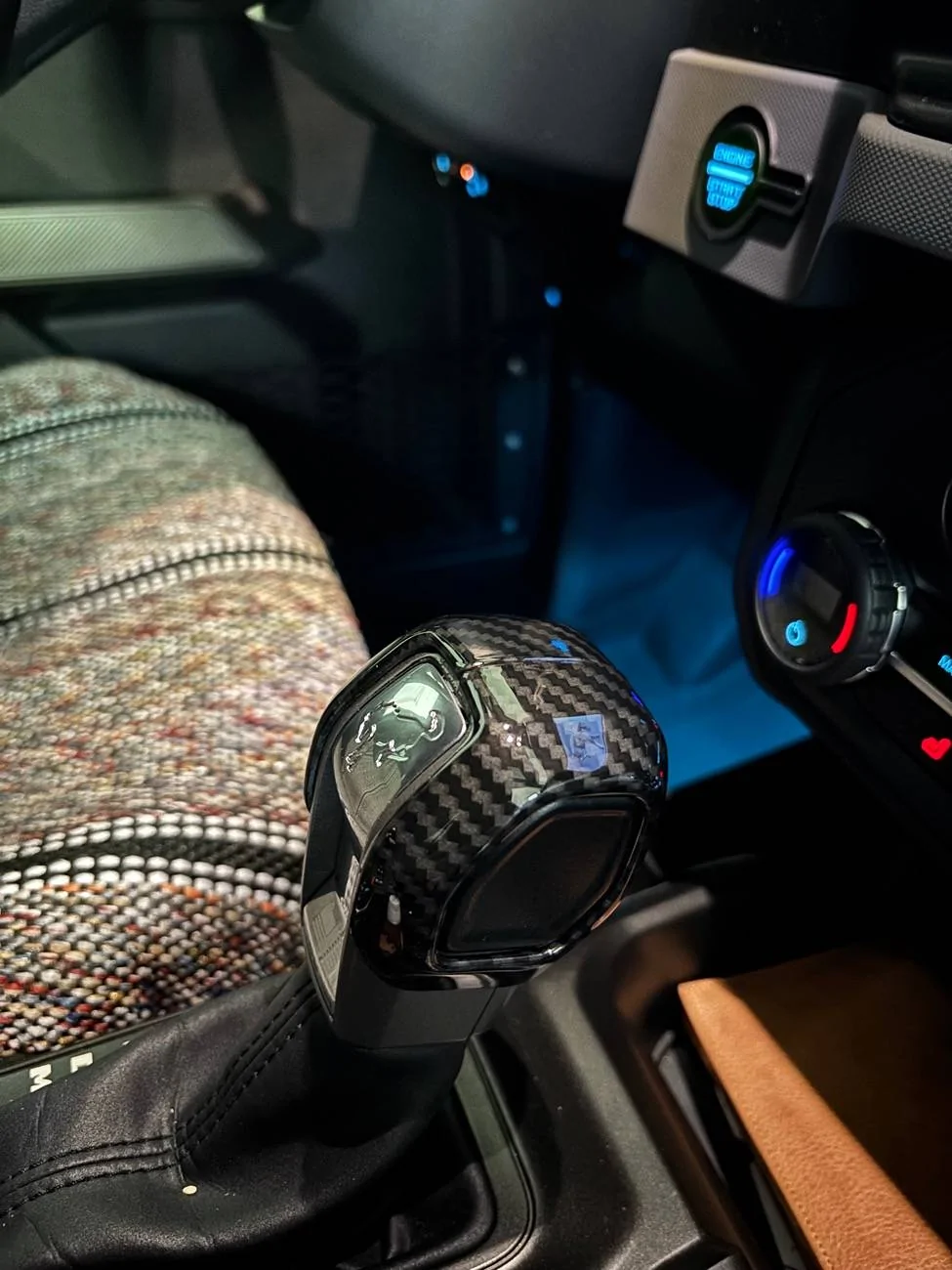 Ford Bronco Gear shift knob cover IMG_0606