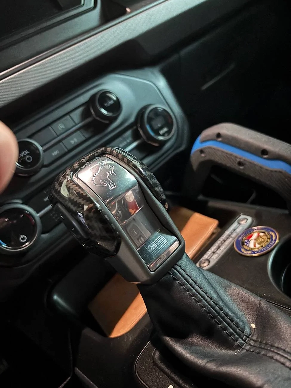 Ford Bronco Gear shift knob cover IMG_0599