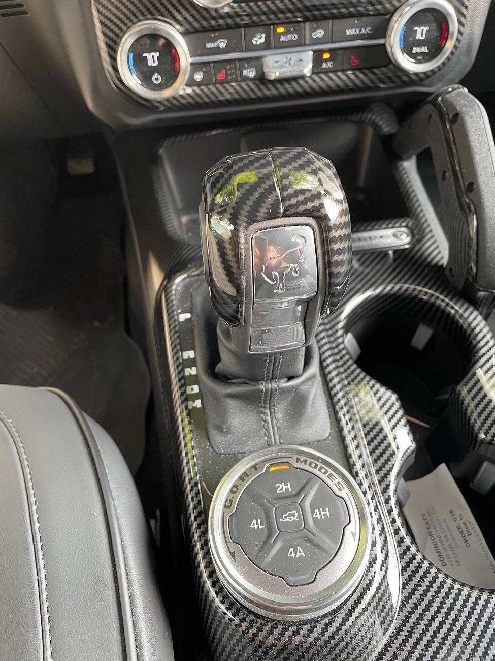 Ford Bronco Gear shift knob cover IMG_2029