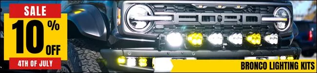 Ford Bronco 4TH OF JULY SALES | LED Lights, Air Compressors, Fishing Rod Holders & More banner-bronco-lighting2