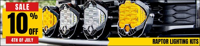 Ford Bronco 4TH OF JULY SALES | LED Lights, Air Compressors, Fishing Rod Holders & More banner-raptor-lightin