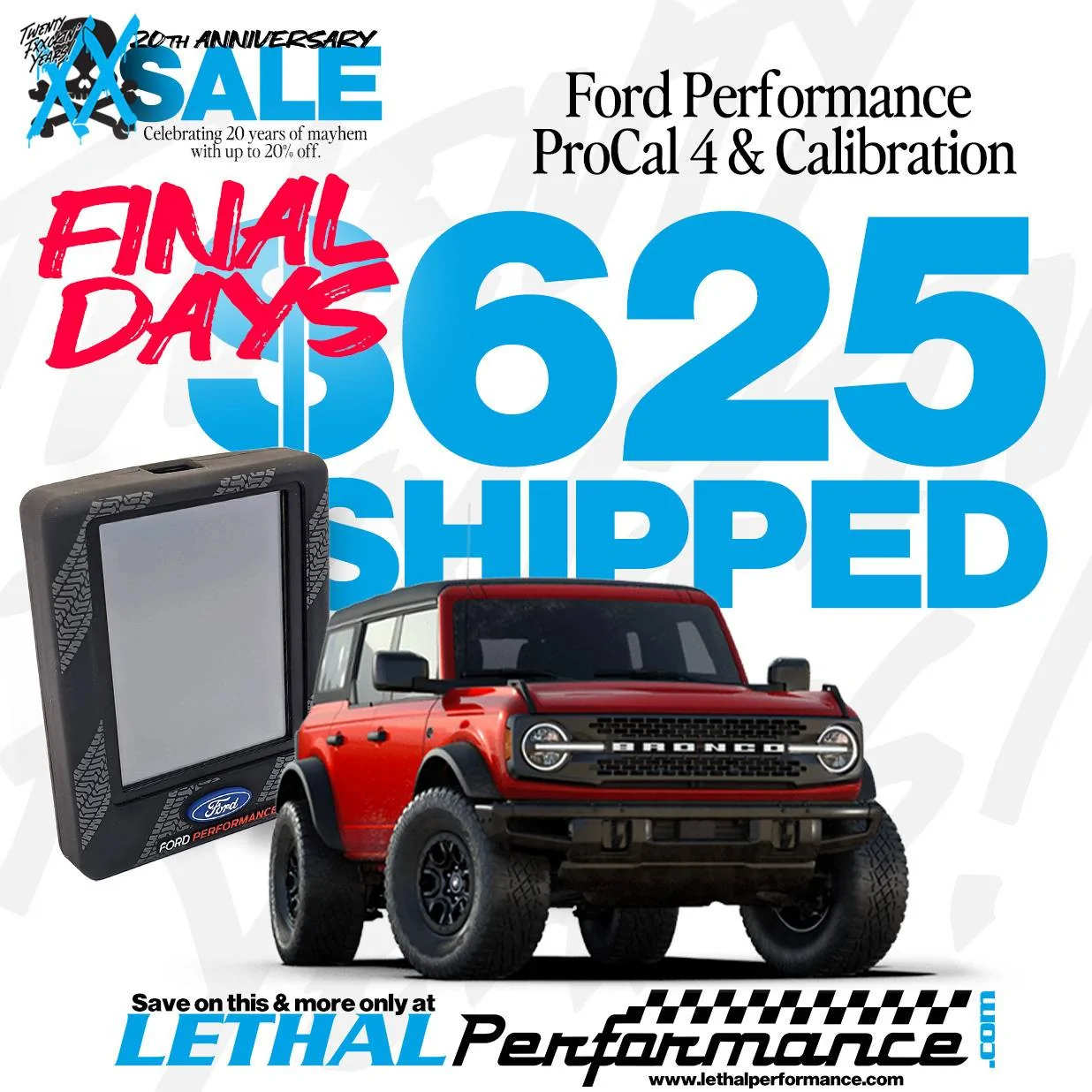 Ford Bronco Ford ProCal $625 SHIPPED! final days procal bronco