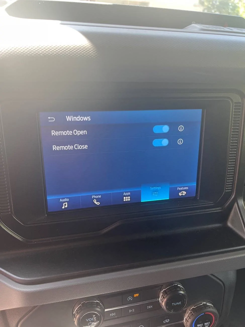 Ford Bronco Global Window CLOSE issue with DDM imag