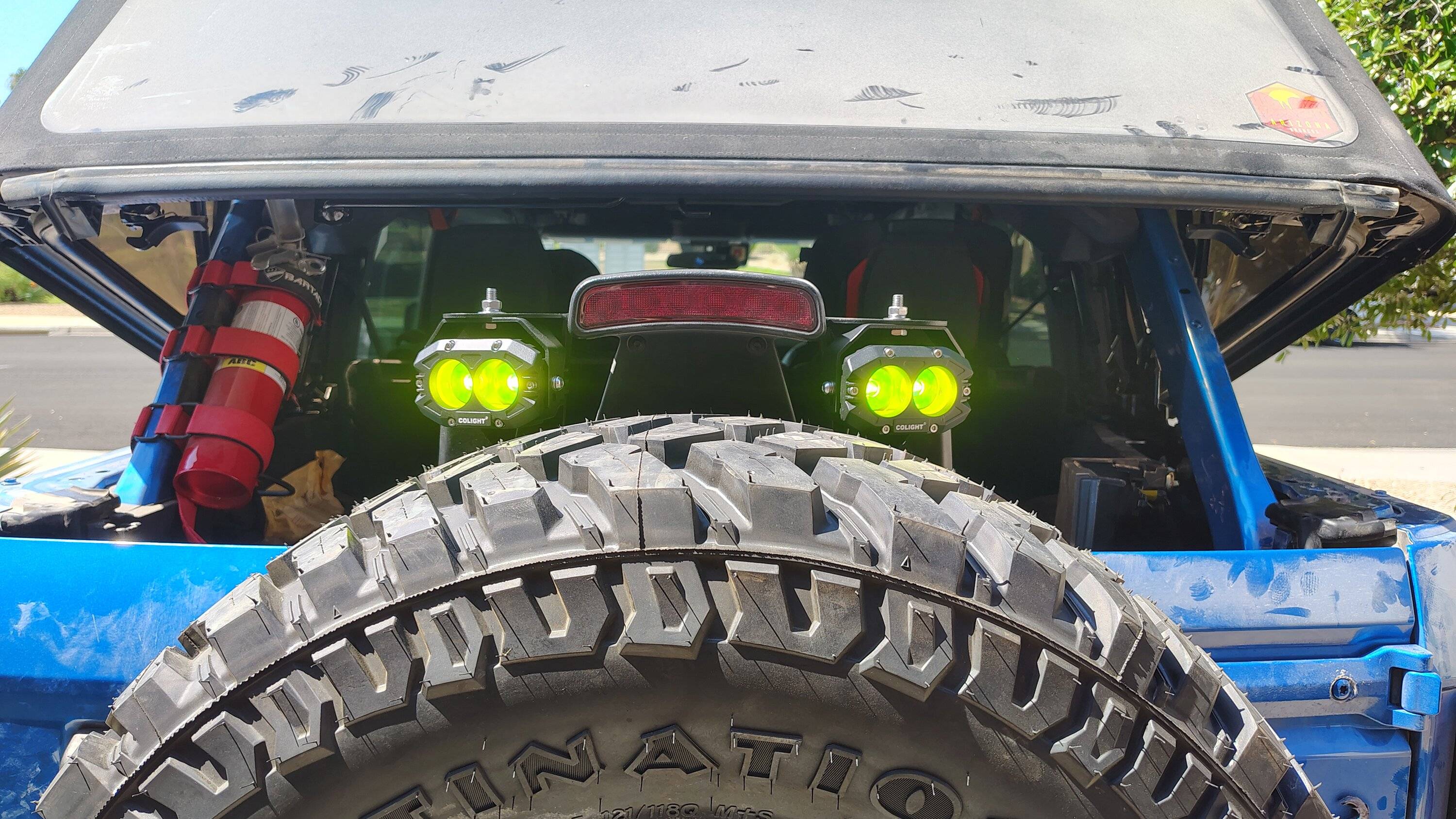 Ford Bronco Installed chase lights using SFR brackets 1000012243