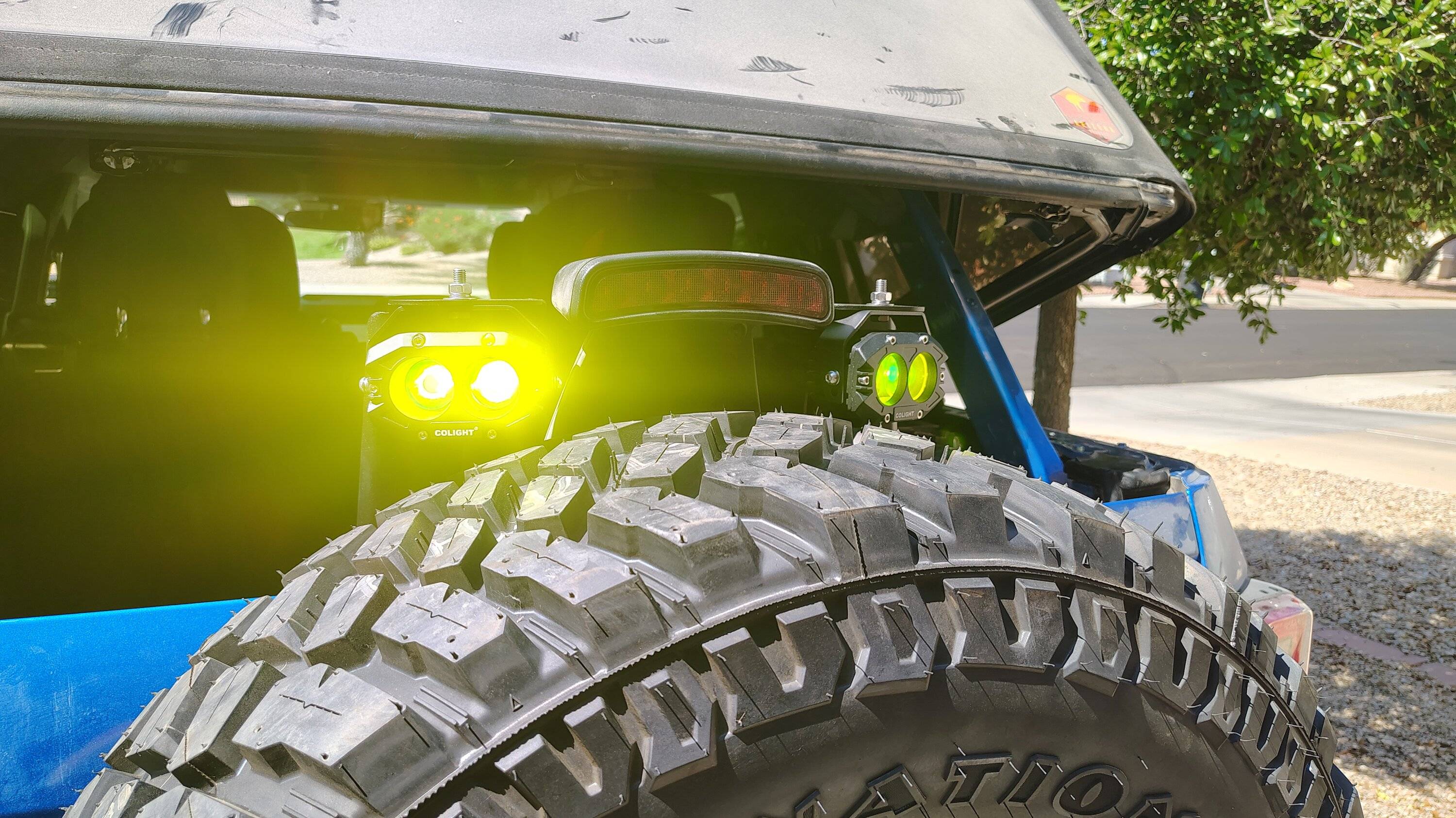Ford Bronco Installed chase lights using SFR brackets 1000012244