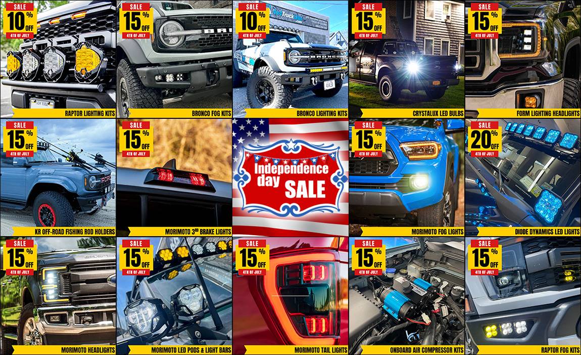 Ford Bronco DIODE DYNAMICS SALE July Banner 2025 (Diode Dynamics2)