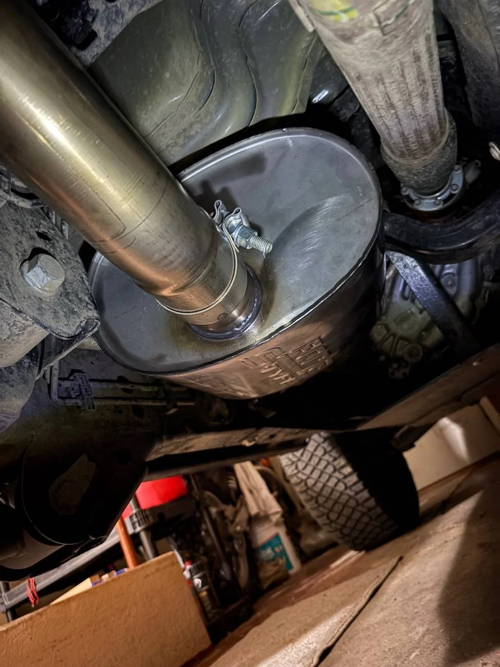 Ford Bronco 2 door Borla Exhaust 2.7 Cat Back Install Question IMG_2651