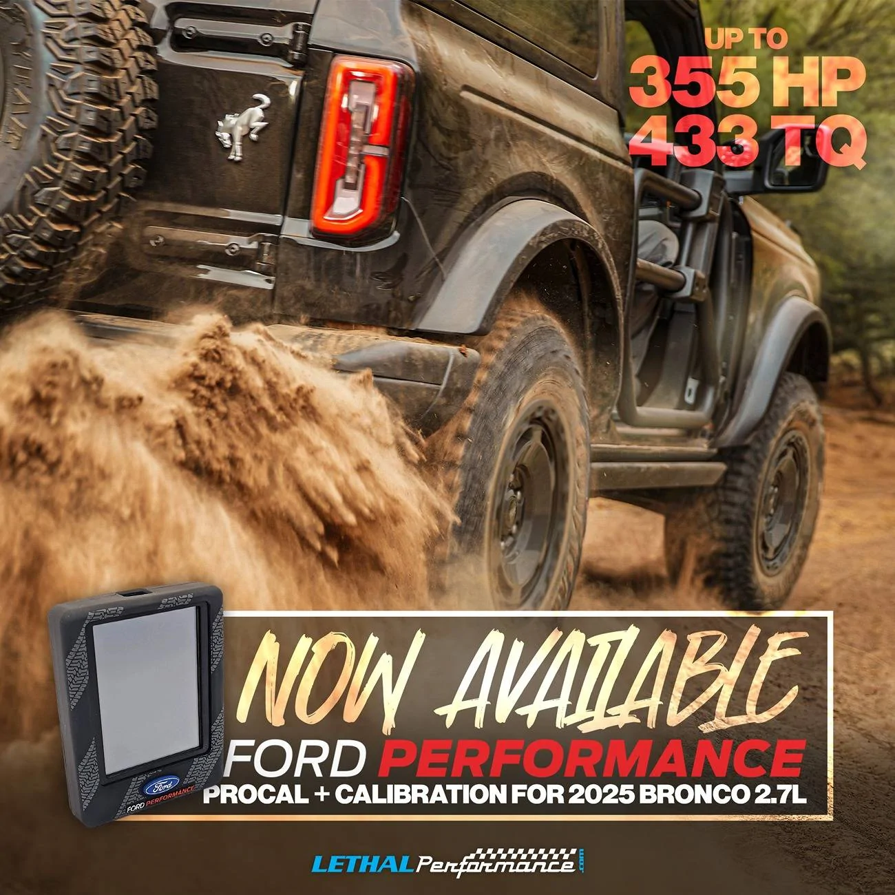 Ford Bronco Ford Performance ProCal for 2025 2.7L Bronco! procal 25' my bronco