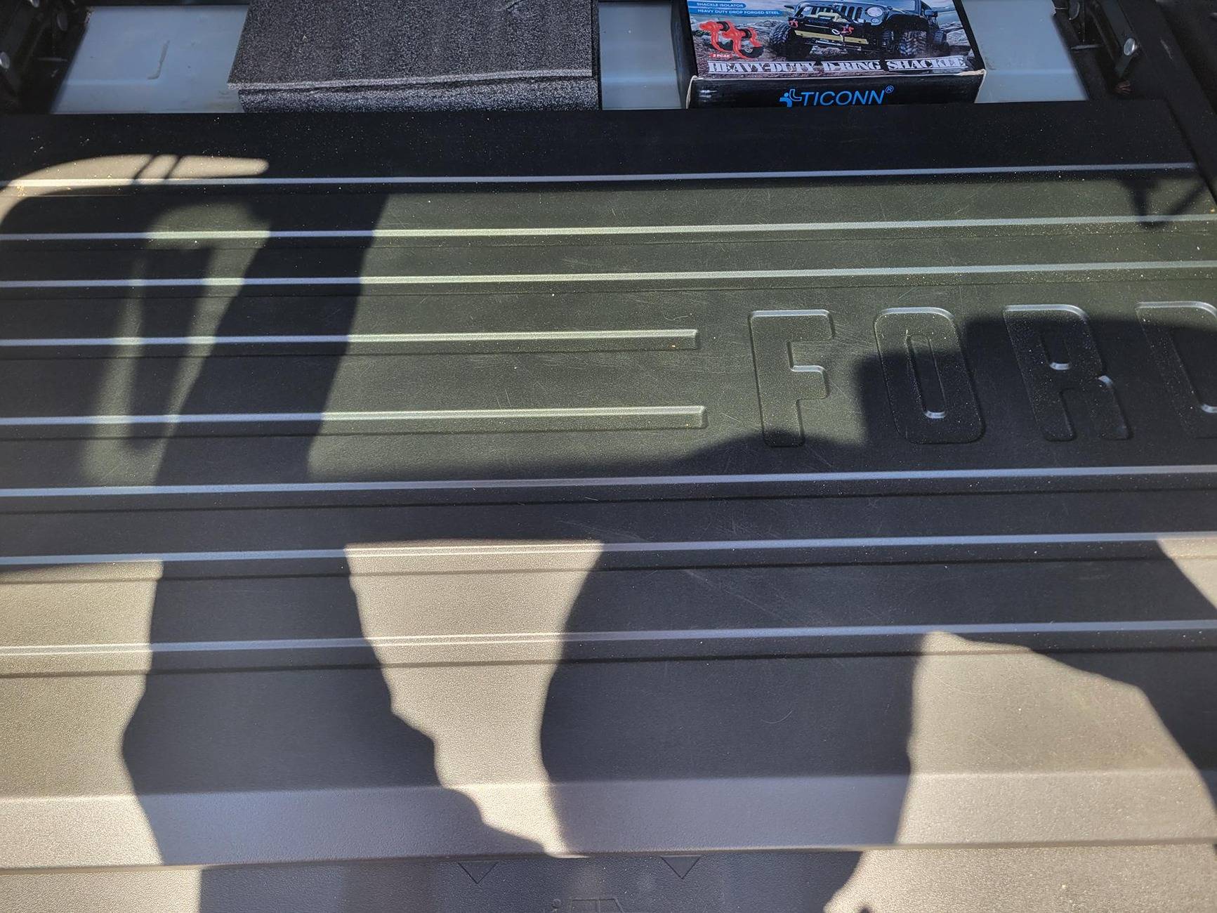 Ford Bronco quick question about slide-out tailgate slide out rear