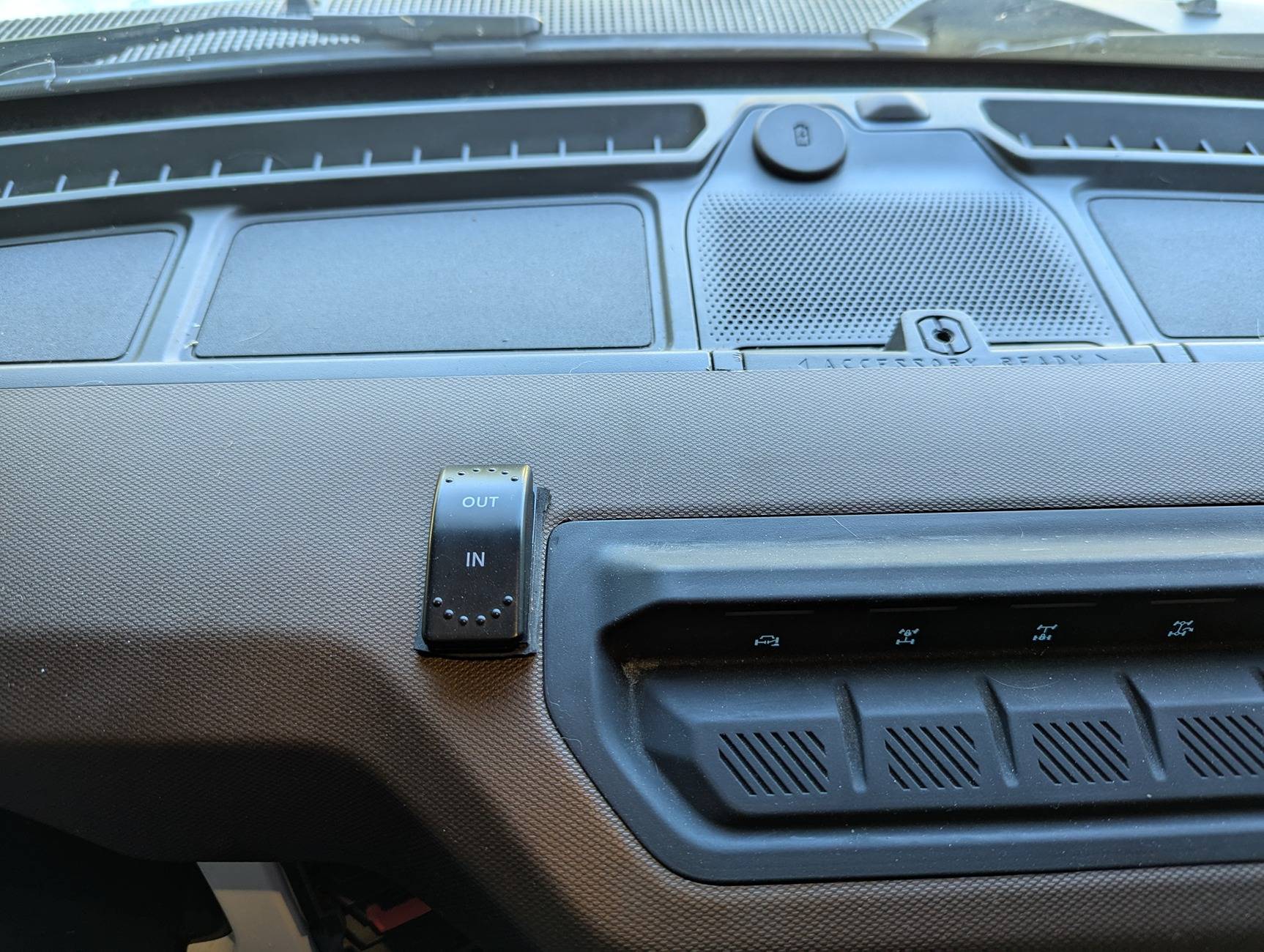 Ford Bronco NEW Hammer Built High Clearance Hidden Winch in cab spooling switch