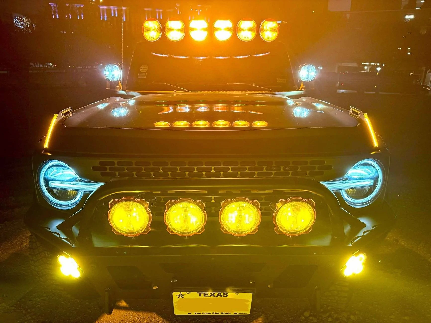 Ford Bronco Best road ditch lights Azuroth 4.1-2