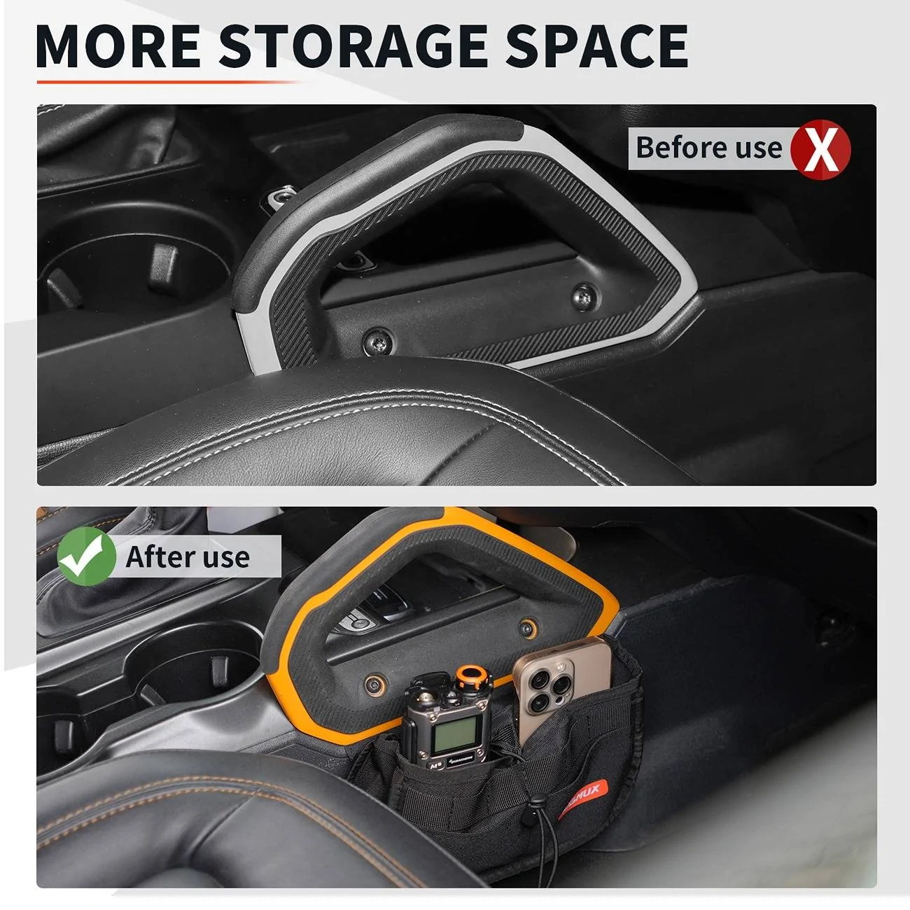 Ford Bronco AIGMUX has launched a passenger seat side storage bag! Limited to 10 discount spots 3