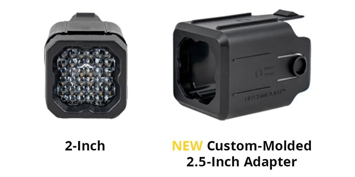 Ford Bronco NEW HitchMount LED Pod | 68% Brighter + 2.5" Adaptor TLR9JTj