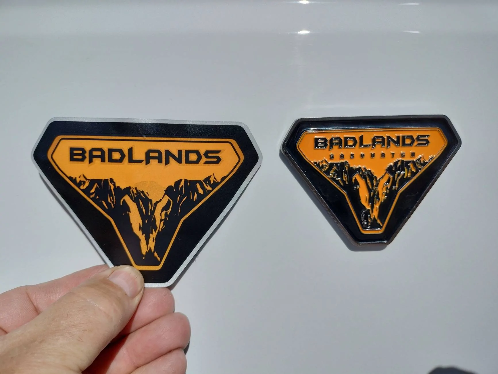 Ford Bronco Ordered 2 Bronco Badlands Badges From Etsy IMG20231008124540