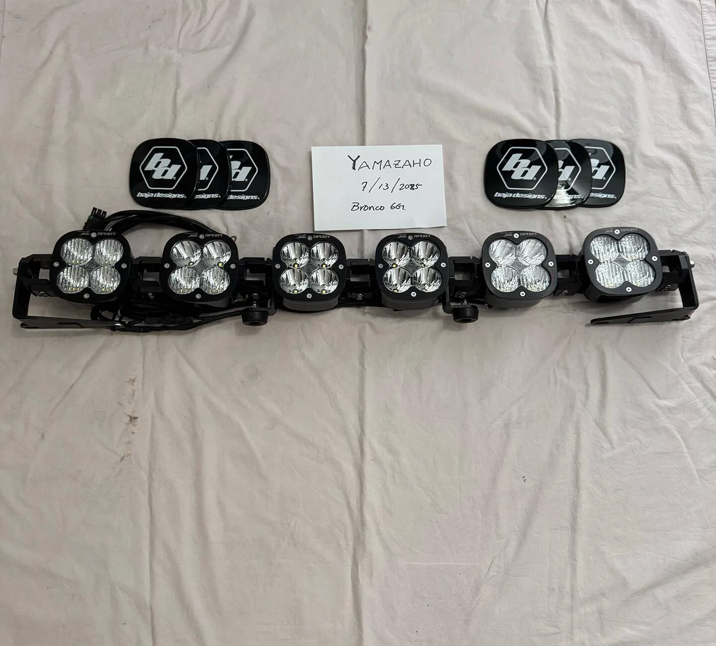 Ford Bronco Baja Designs XL Modular Bumper Light Kit tempImageuNgSZO