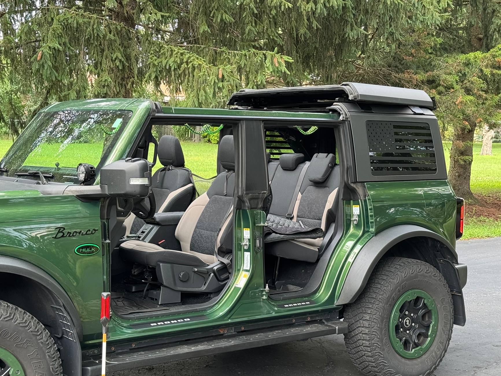 Ford Bronco EZ 4x4 rack installed IMG_0544