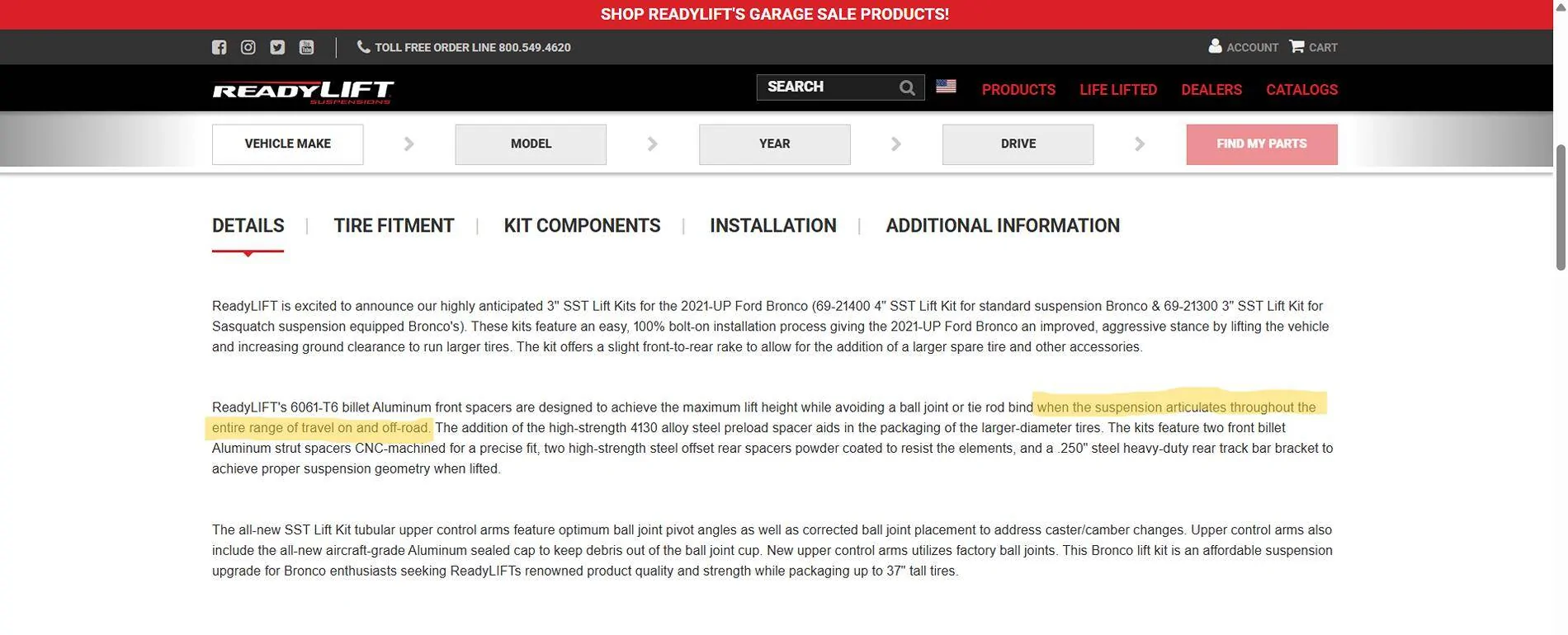 Ford Bronco WHAT OFFSET DO I NEED TO PREVENT RUBBING? RL 02