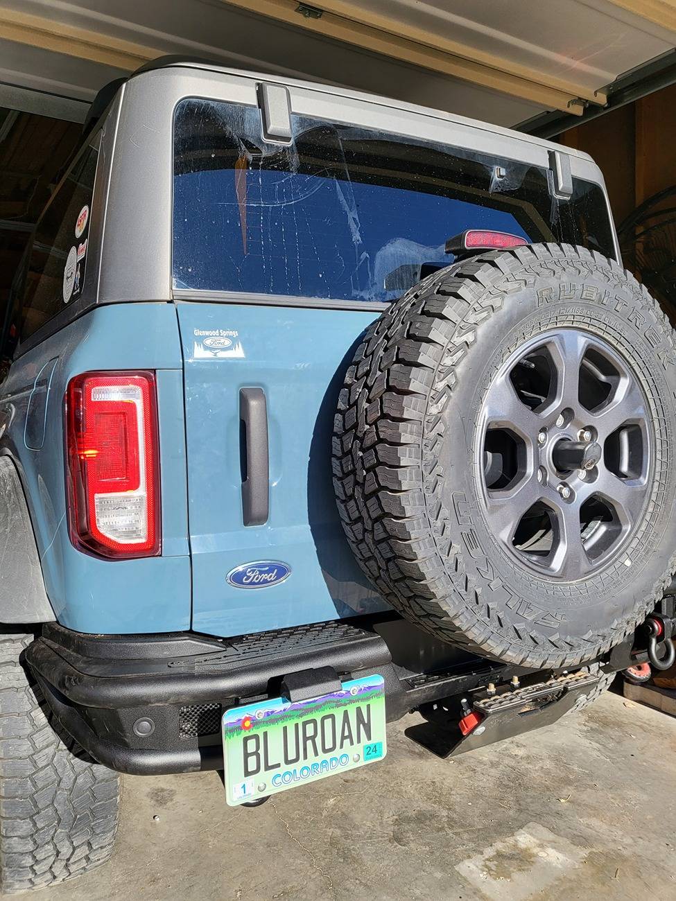 Ford Bronco License relocation bracket -- need advice 20231229_143212