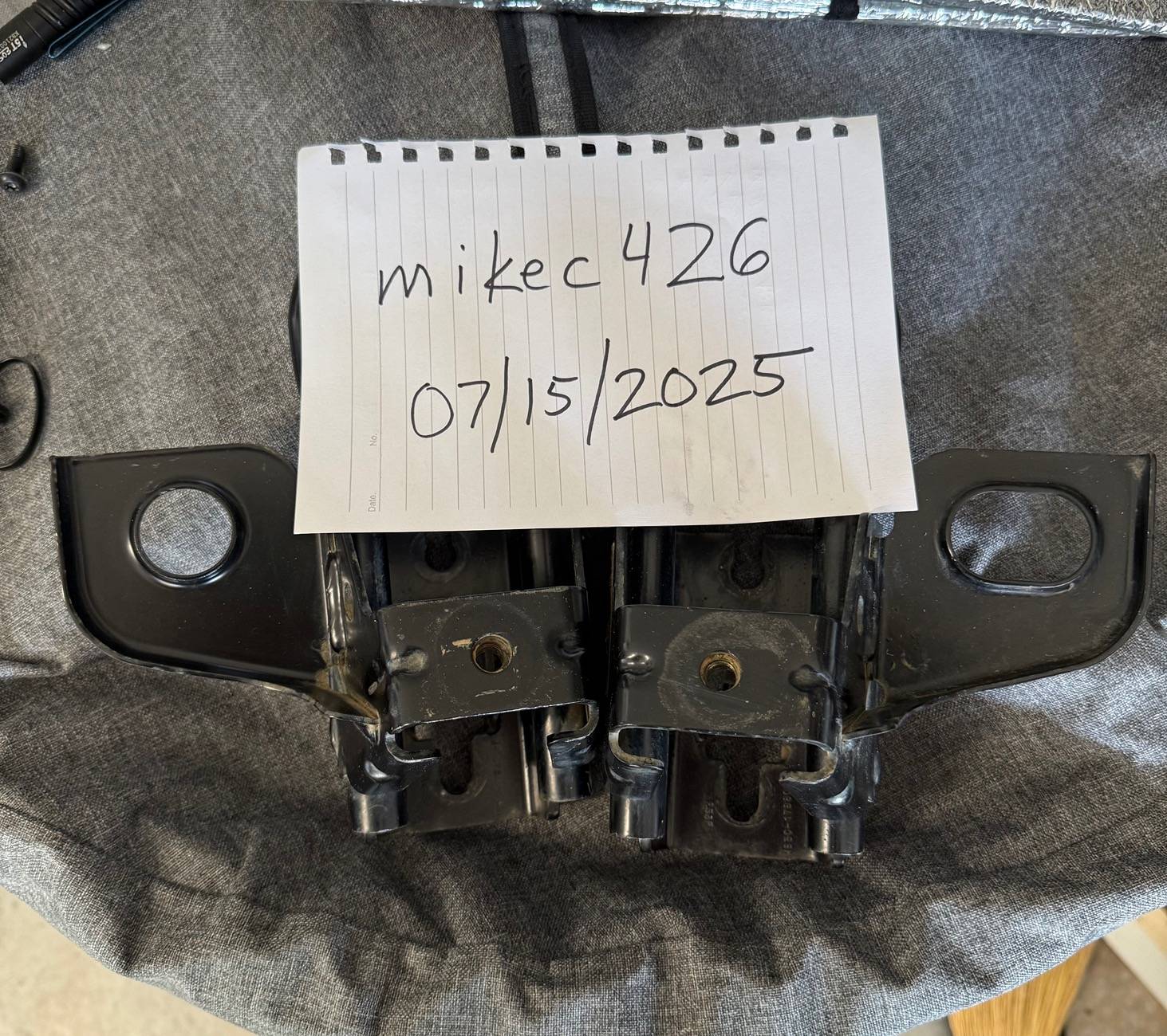 Ford Bronco $20 OEM Front Tow Hooks IMG_3093
