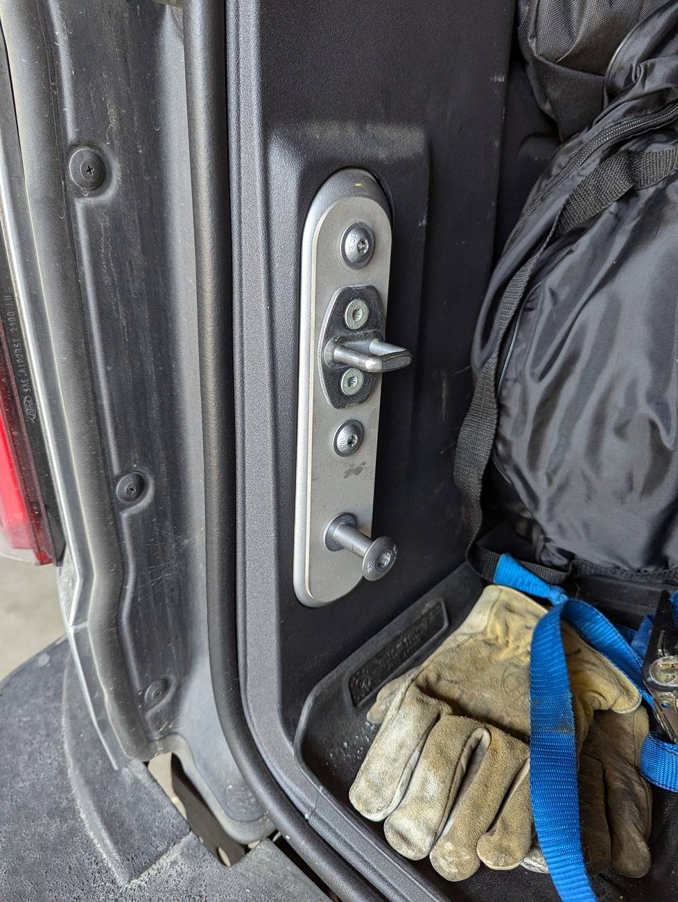 Ford Bronco PSA Cheap Effective Mod: Tailgate Pin Reinforcement Pin Plate