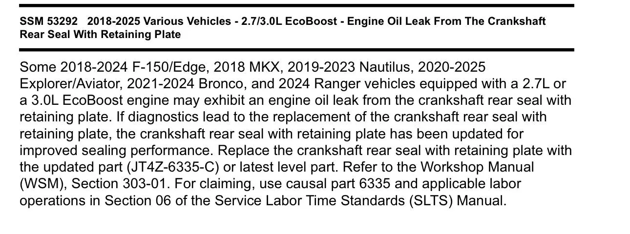 Ford Bronco Please HELP! Oil leak! IMG_8137