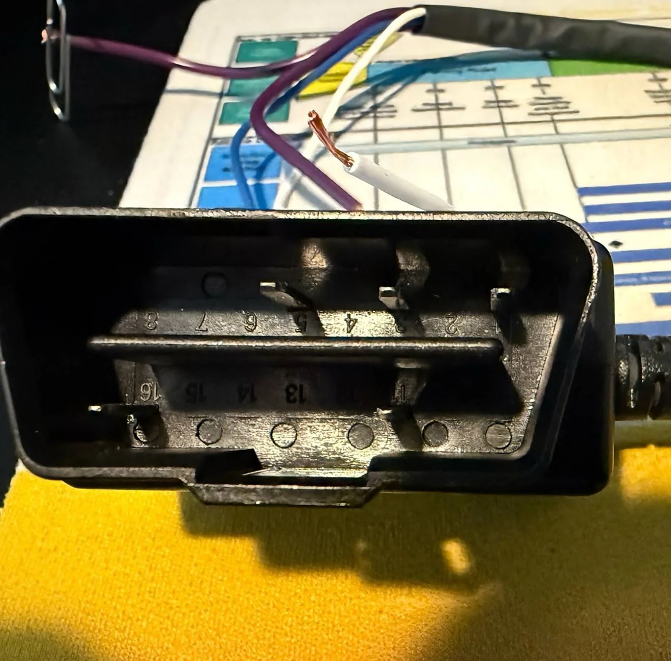 Ford Bronco Amp Powerstep XL OBDii pinout IMG_1665 Copy