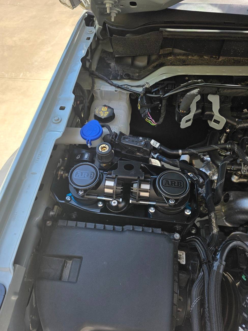 Ford Bronco ARB / Grimm Offroad compressor install. 20250720_122249