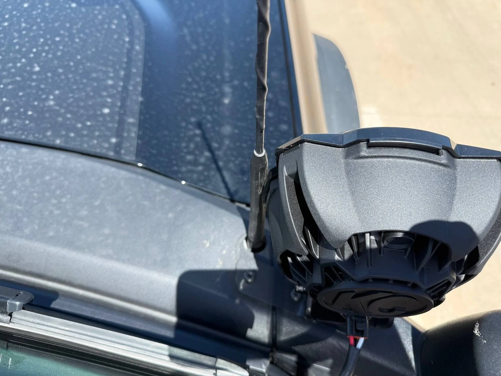 Ford Bronco KC Lights - Gravity Titan Ditch Lights (Hitting Antenna) KC Lights2