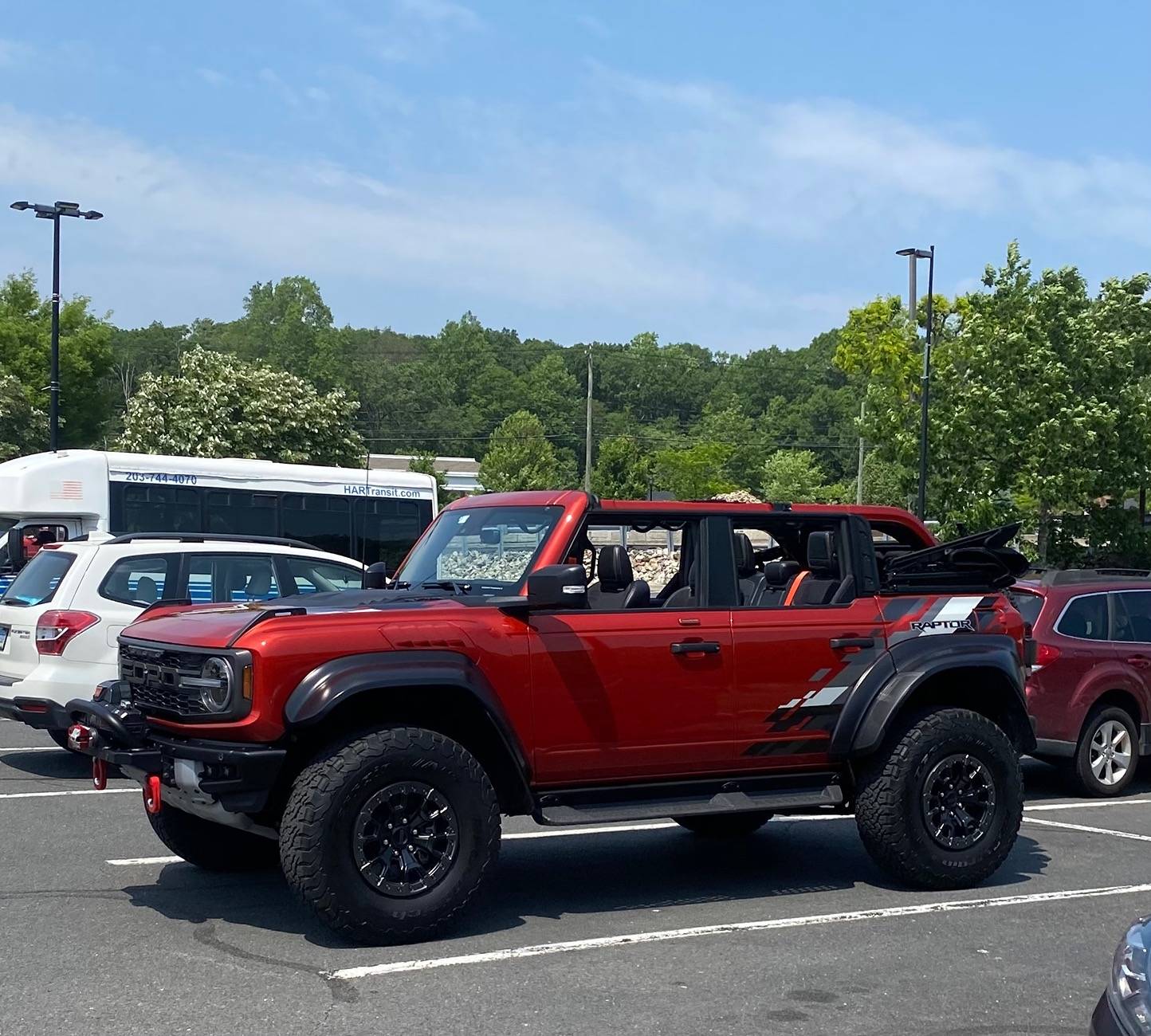 Ford Bronco Install soft top on Raptor IMG_1154