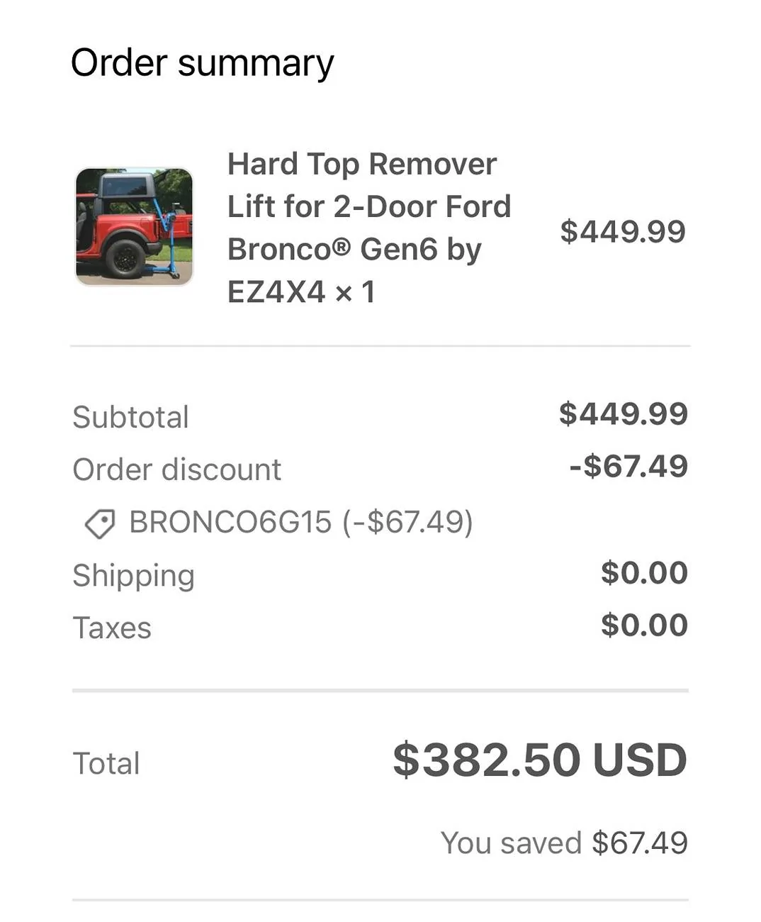 Ford Bronco What did you buy for your Bronco today? 🤑🛍️🛒 IMG_9207