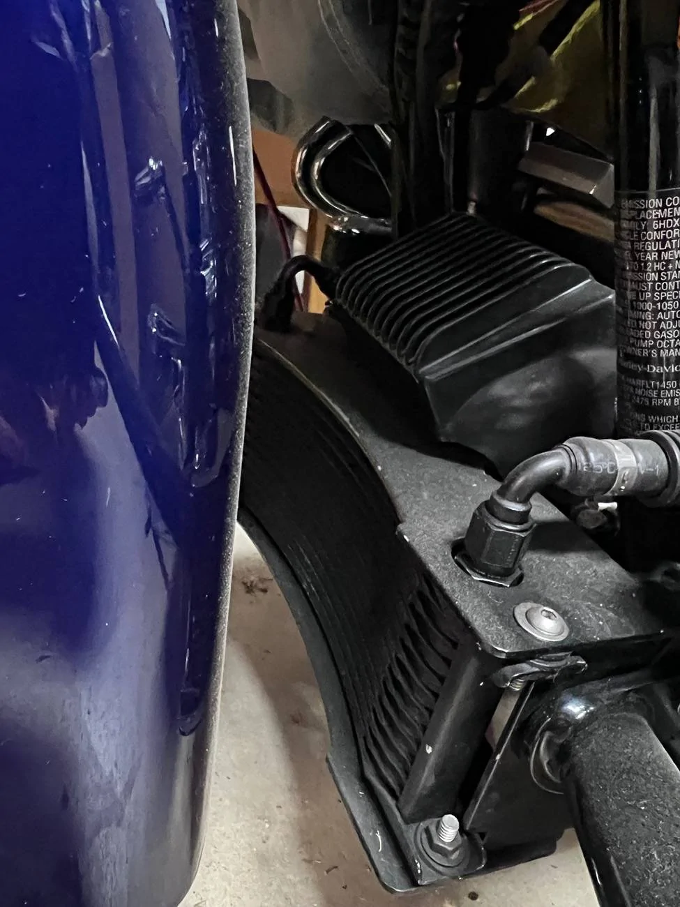 Ford Bronco 2.3L intercooler off roading - SPAL Fan IMG_6411