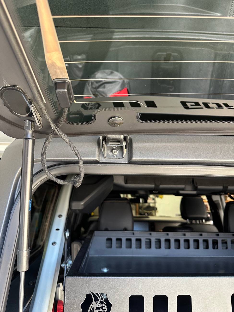 Ford Bronco Rear Window Defrost Wire Attachment - Came Off IMG_3033