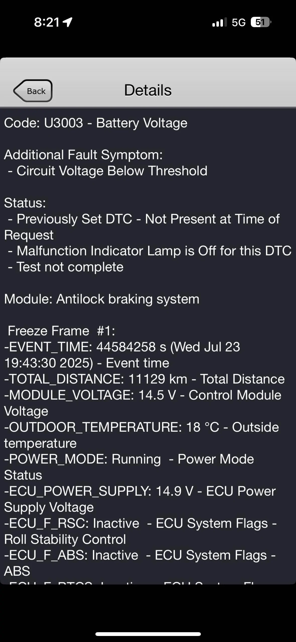 Ford Bronco Charging System Service Soon - Check Brake System - Codes IMG_4374