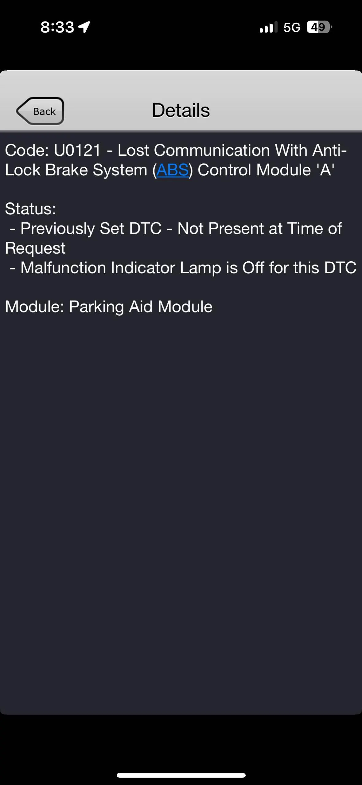 Ford Bronco Charging System Service Soon - Check Brake System - Codes IMG_4376