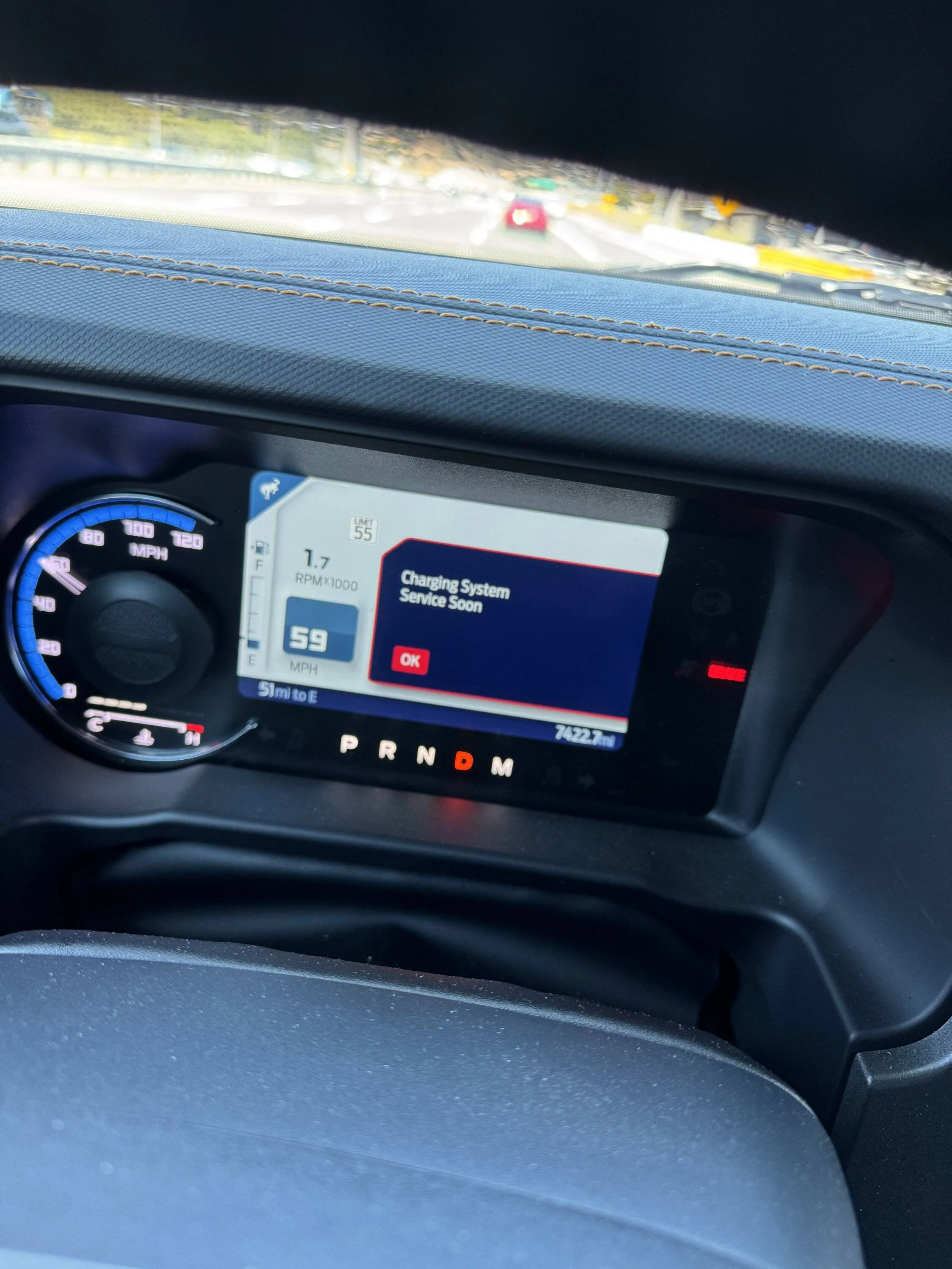 Ford Bronco Charging System Service Soon - Check Brake System - Codes IMG_4383