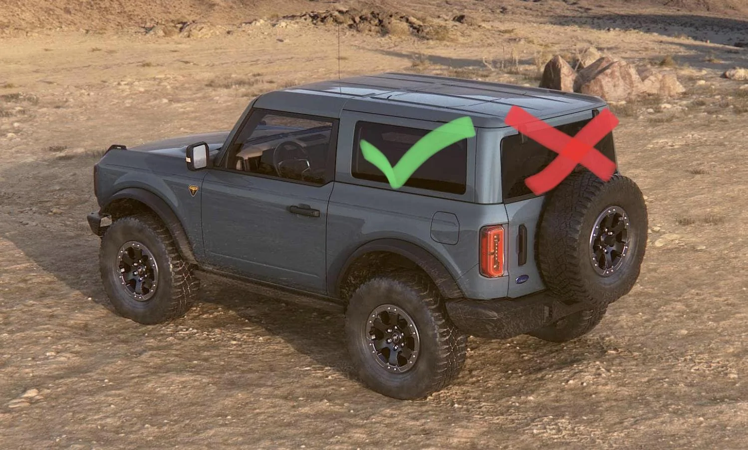 Ford Bronco MIC Hardtop vs Modular Painted 1609477011466
