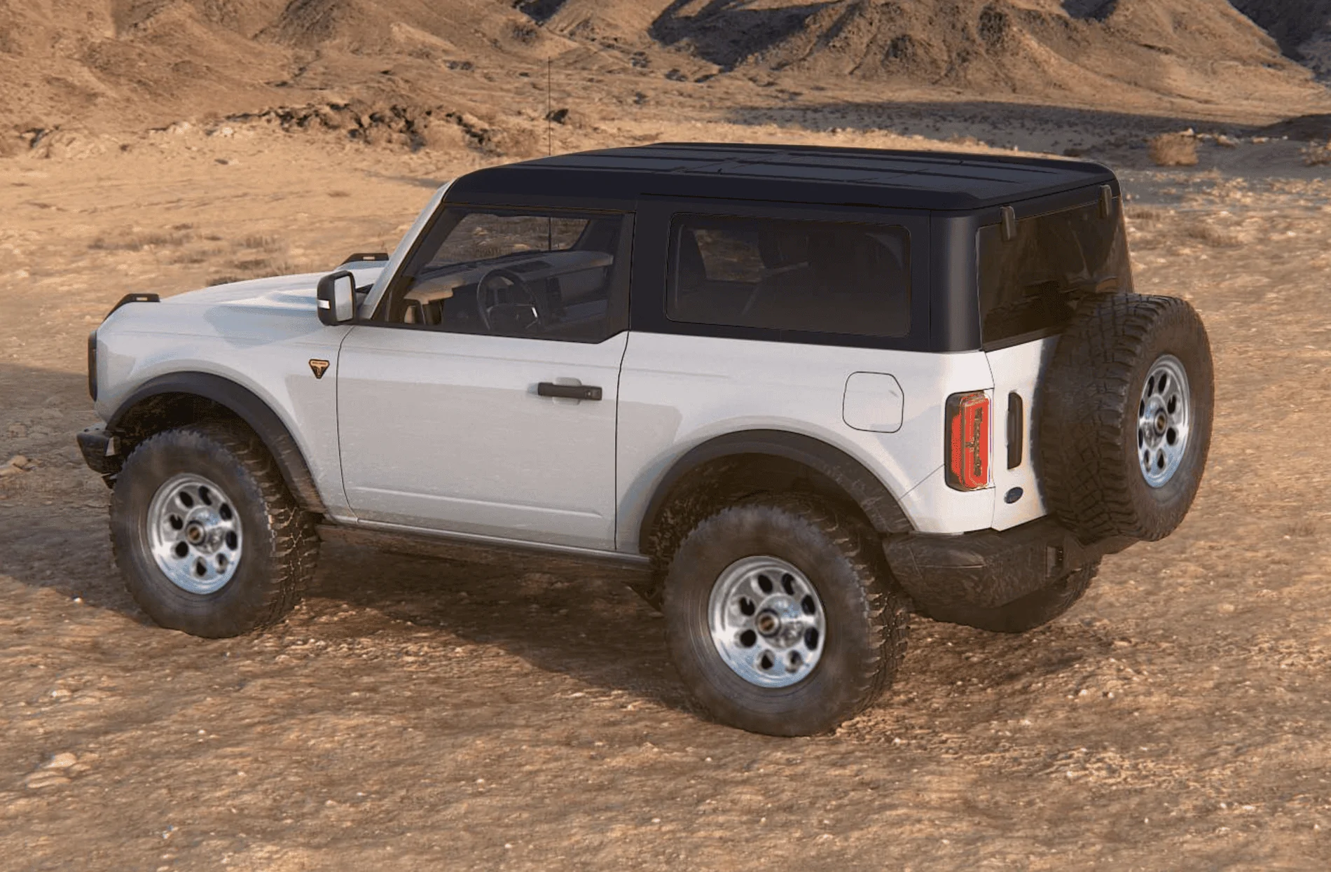 Ford Bronco Bronco - Have it your way... White bronco chrome wheels black to