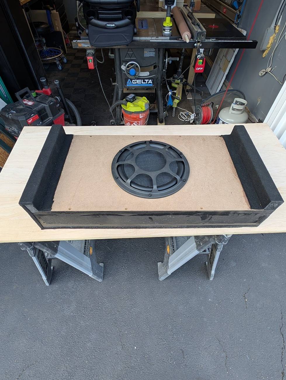 Ford Bronco Hardest hitting subwoofer enclosure I’ve ever made (w/ design image and cut list) PXL_20250704_174543874