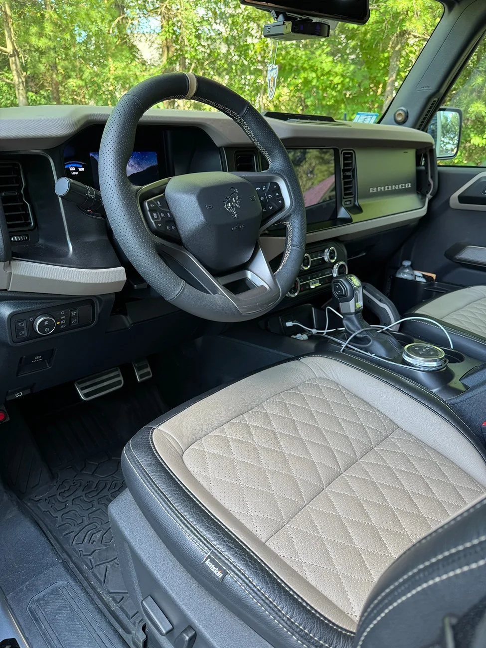 Ford Bronco DIY: Bronco Raptor Paddle Shifters on Standard Steering Wheel IMG_0607