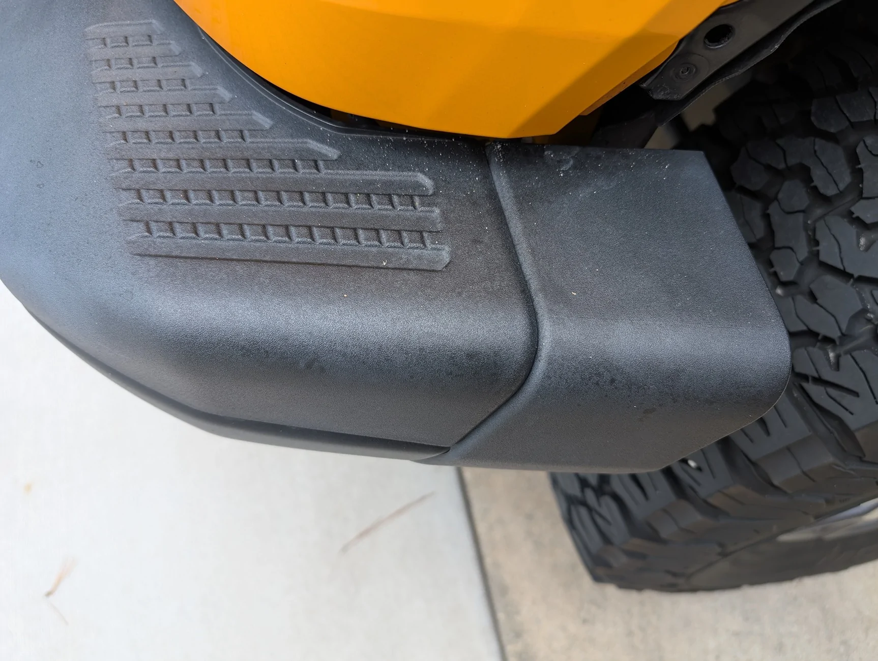 Ford Bronco Solution Finish - success on faded fenders and rear bumper splotchy