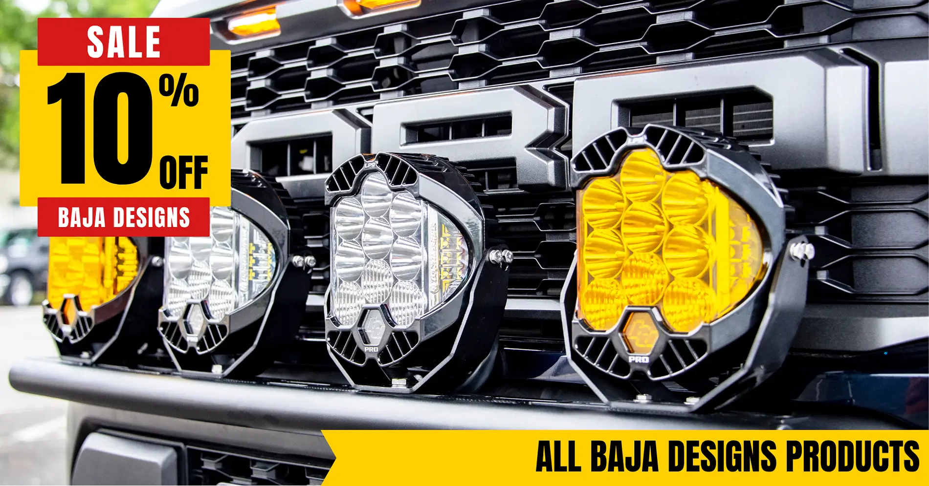 Ford Bronco 10% OFF Baja Designs + Bronco Lighting Kits! Baja Horizontal1