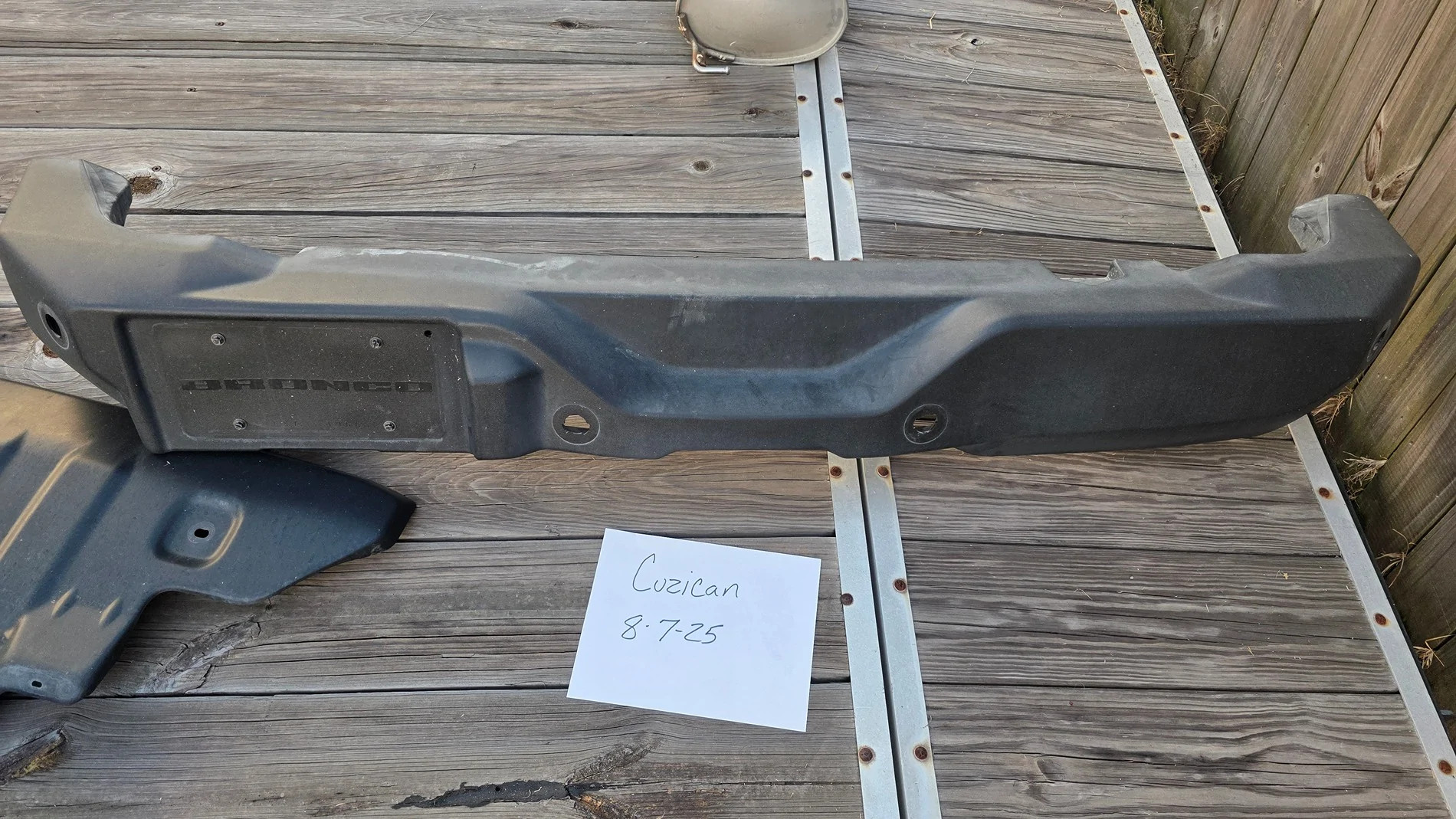 Ford Bronco Modular Bumper w/sensor holes 20250807_194852