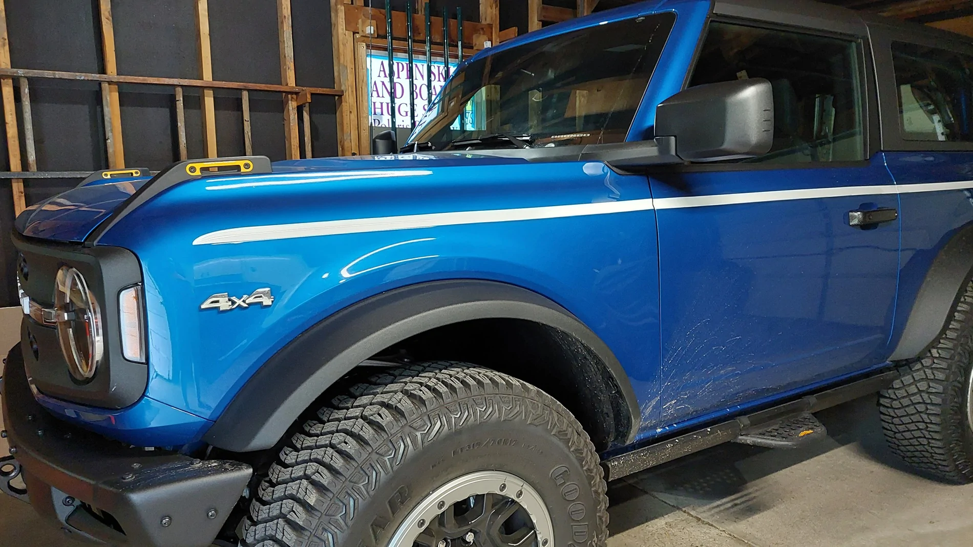 Ford Bronco Can I do side stripes myself? 20220811_184235