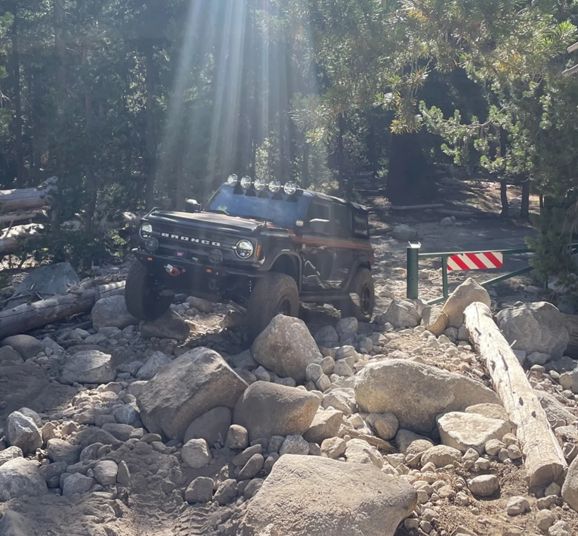 Ford Bronco Dusy-Ershim Trail Trip Aug 3-8, 2025 gate laugh