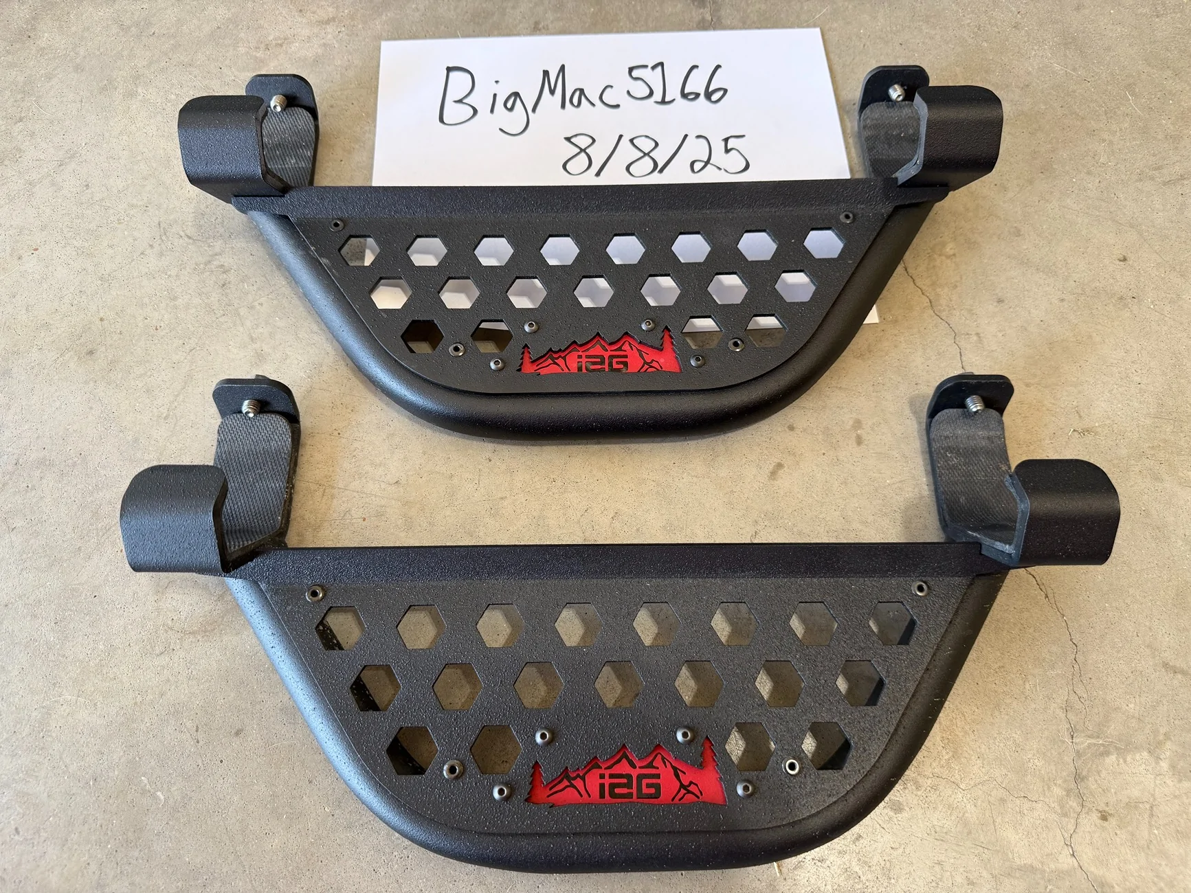 Ford Bronco IAG V2 EZ-Step Pair w/Red Logo - $180 IMG_0547