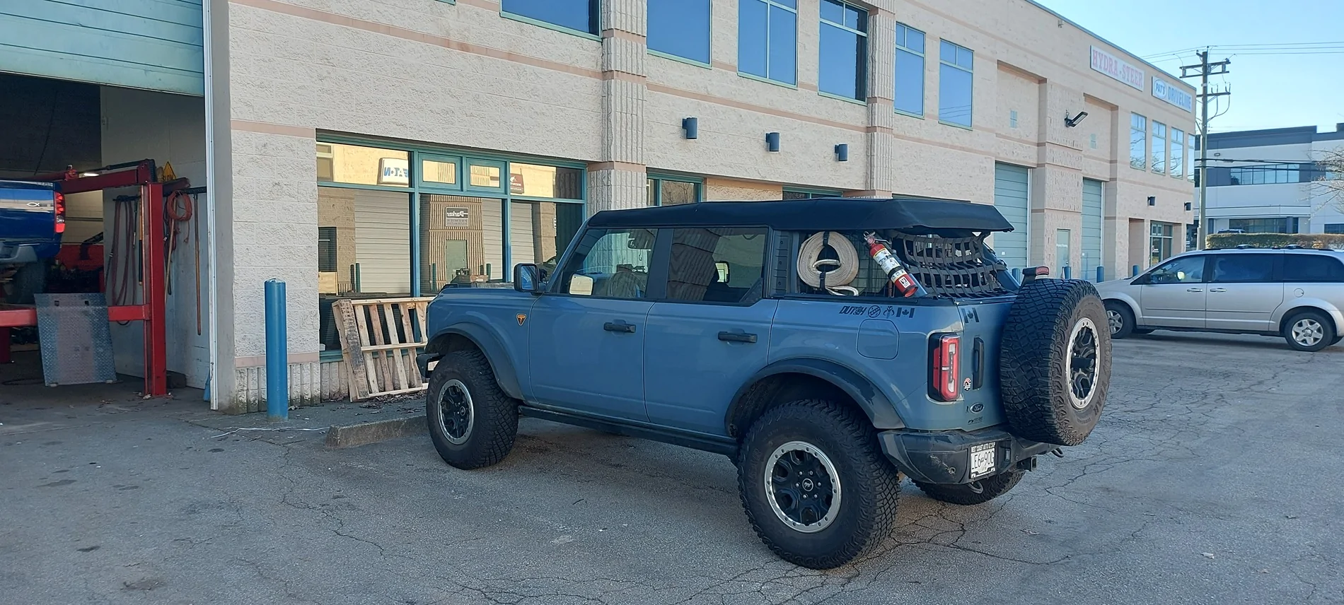 Ford Bronco Trektop Installed on a 4-door 20240316_092215
