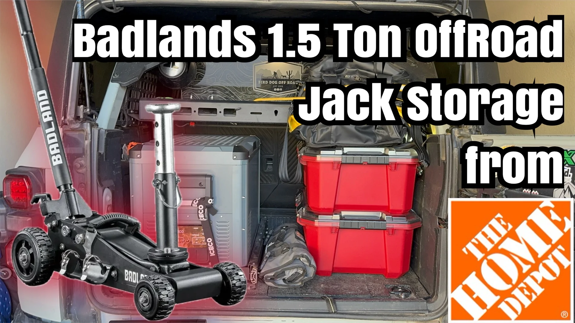Ford Bronco Husky Storage Box = perfect solution to storing your 1.5 ton Badlands Jack in the Bronco! IMG_1322