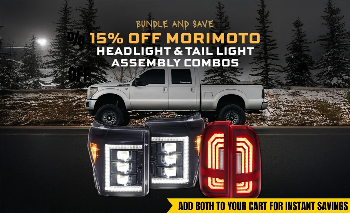 Ford Bronco SAVE 15% on Morimoto Headlights & Tail Lights 15 Off Morimoto Headlights & Tail Lights2
