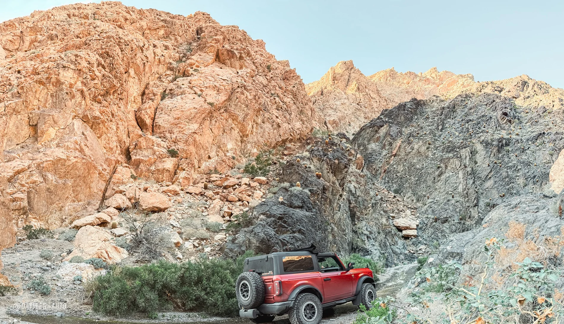 Ford Bronco Red Bandit visits Trona Pinnacles and Death Valley UnNamed-98